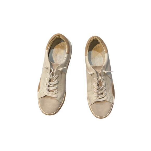 Dolce Vita Zina Court Sneaker Rose Gold Platform Suede Leather Size 9 - Picture 6 of 8